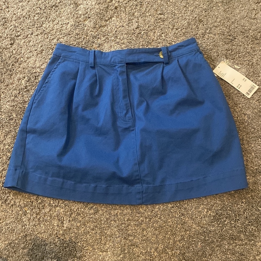 BDG urban outfitters Lara Chino Pocket Mini Skirt | NWT in color BLUE! - Picture 2 of 9